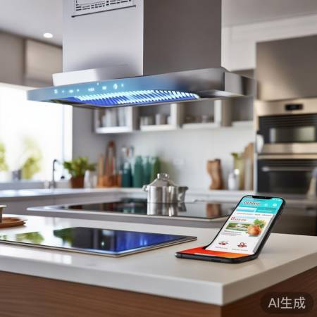 智能抽油烟机,WiFi连接,健