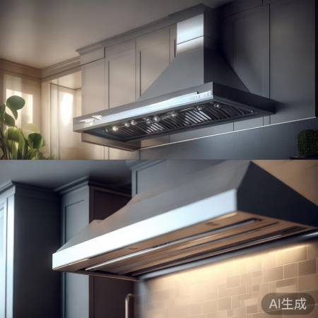 油烟机类型:顶吸/侧吸区别。