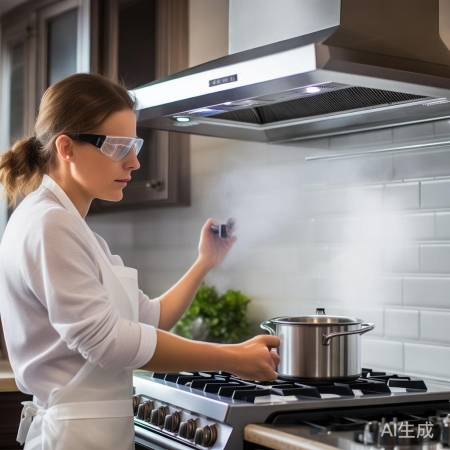 油烟机通电测试，维修成功！