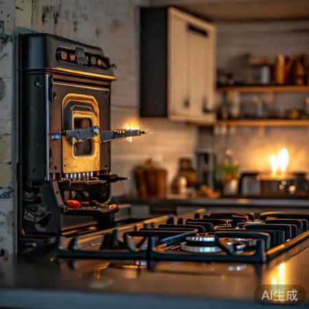 燃气灶点火器故障，需更换新点火