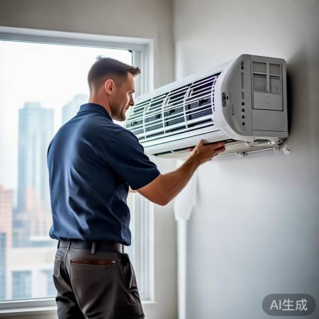空调安装需找专业师傅，保障安全