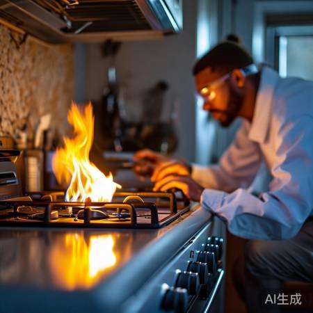 燃气灶维修需专业，勿自行拆卸，