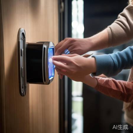 新型智能指纹锁,老人小孩皆适用