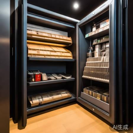 恒发指纹保险柜,人性隔层,灵活