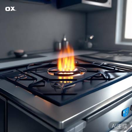 奥克斯燃气灶，时尚安全，节能高