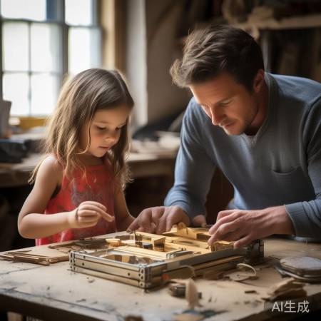 亲子互动，DIY玩具保险柜