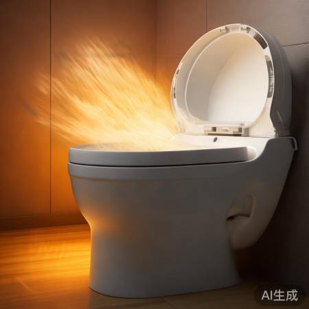 暖风烘干,智能马桶通风联动