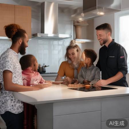 关注售后,安心使用灶具