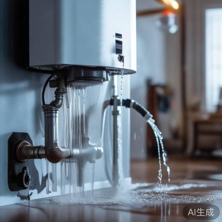 壁挂炉管道堵塞,高压水枪冲洗或