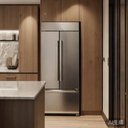 楼上空间巧布局，冰箱美观又实用
