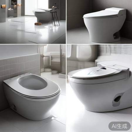 “快速安装,适中尺寸智能马桶盖