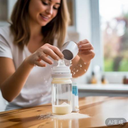 科学冲泡奶粉，宝宝健康关键。