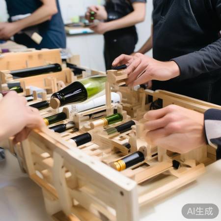 组装稳固展示架