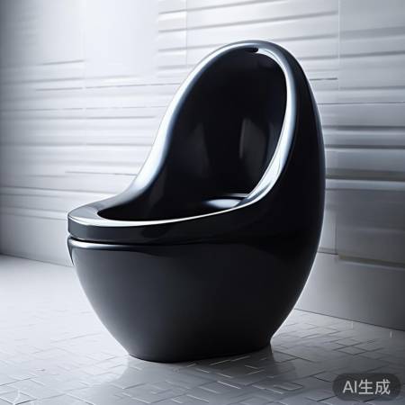蛋形马桶，色彩丰富易清洁