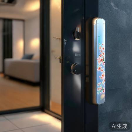 樱花指纹锁，智慧生活新选择