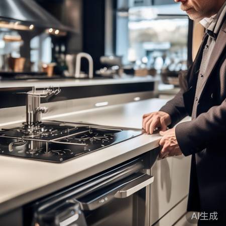 实体店体验集成灶质感