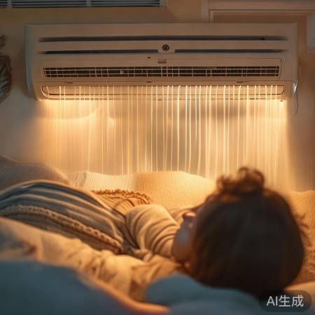 空调向上吹，温暖更均匀