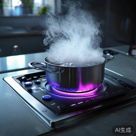 水沸腾生成蒸汽