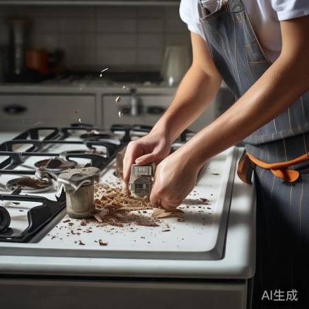 关闭燃气，湿布覆盖灶台
