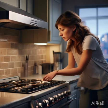 燃气灶点火异味，及时解决。