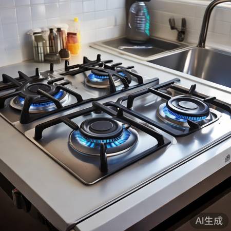 双用灶易清洁，设计人性化