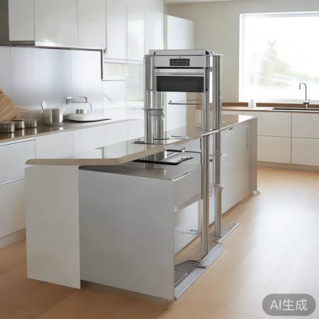 集成灶调高，厨房更宽敞