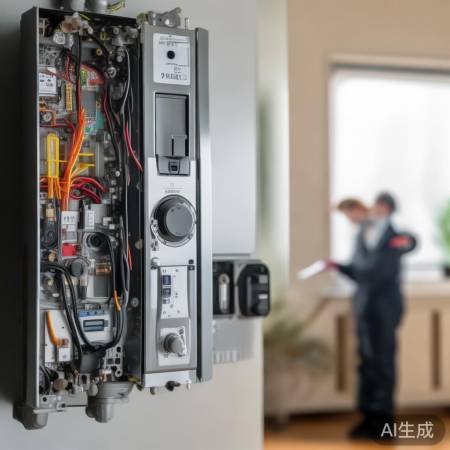 罗卡壁挂炉不加热，检查电源、水