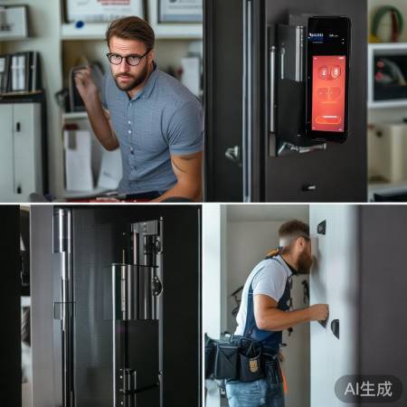 海德宝快速修锁，耐心讲解保养