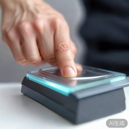 “指纹录入，干燥清洁自然弯，多